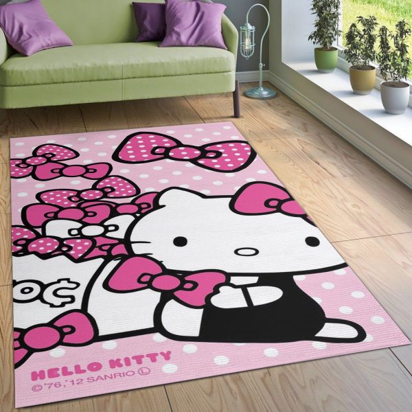 Hello Kitty 9 Area Rug For Christmas Living Room Rug Family Gift Decor Area Rug For Living Room Bedroom Rug Home Decor