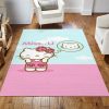 Hello Kitty Blue Area Rug Living Room Rug Us Gift Decor Area Rug For Living Room Bedroom Rug Home Decor