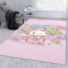 Hello Kitty Pink 1 Area Rug Bedroom Rug Home Decor Area Rug For Living Room Bedroom Rug Home Decor