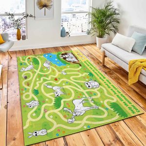 Help Little Hare Find Safe Rug City Rug Home Decor
