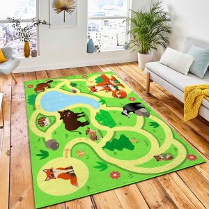 Help Little Lost Fox Find Area Rug City Rug Room Decor