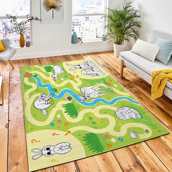 Help Little Lost Hare Find Rug City Rug Room Decor