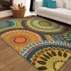 Henna Mandala Rectangle Zl84723 Rug Carpet Area Rug For Living Room Bedroom Rug Home Decor
