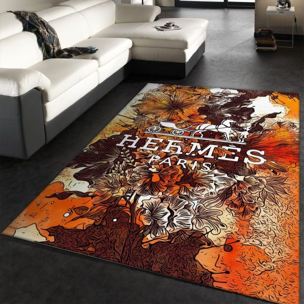 Hermes Area Rug Living Room Rug Christmas Gift Us Decor