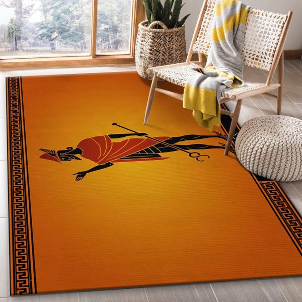 Hermes Ver11 Fashion Brand Area Rug Bedroom Rug Home Decor Area Rug For Living Room Bedroom Rug Home Decor