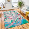 Highways Roads Intersections Junctions Riding Area Rug Carpet Kids Rug Room Decor