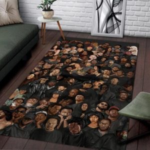 Hip Hop Legends Area Rug Carpet Floor Rug Carpet Music Home Decor Area Rug For Living Room Bedroom Rug Home Decor