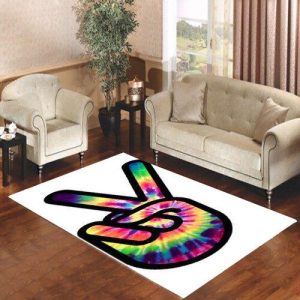Hippie Peace Sign Living Room Carpet Rugs Area Rug For Living Room Bedroom Rug Home Decor