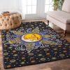 Hippie Sun And Moon Dd2309080R Rug Carpet Area Rug For Living Room Bedroom Rug Home Decor