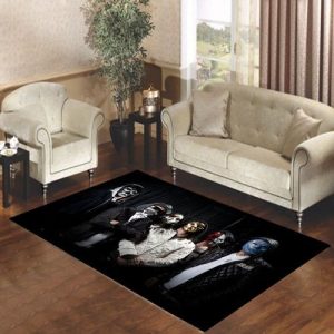 Hollywood Undead Group Masks Jackets Living Room Carpet Rugs Area Rug For Living Room Bedroom Rug Home Decor