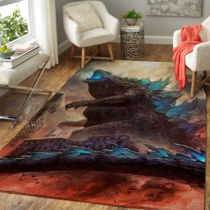 Horror Fans Godzilla Area Rug King Of The Monsters Movie Dr42617 Rug Carpet Area Rug For Living Room Bedroom Rug Home Decor