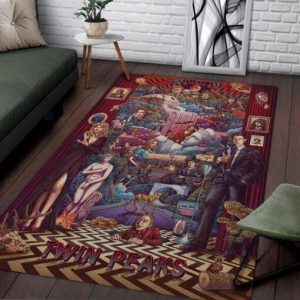 Horror Movie Twin Peaks Area Rug Carpet Movie Home Decor Area Rug For Living Room Bedroom Rug Home Decor
