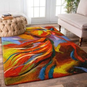 Horse Area Rugs Living Room Carpet