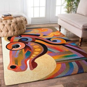Horse Area Rugs Living Room Carpet