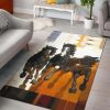 Horses Warrior Native American Pride Area Rug Carpet Area Rug For Living Room Bedroom Rug Home Decor