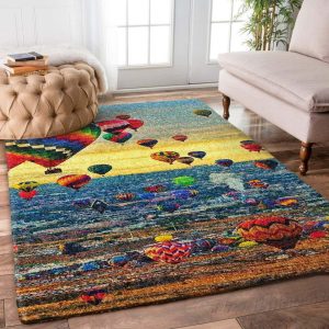 Hot Air Balloon Vd0910104R Rug Carpet Area Rug For Living Room Bedroom Rug Home Decor
