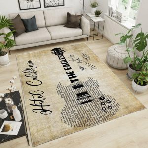 Hotel California Area Rug – Home Decor – Bedroom Living Room Decor