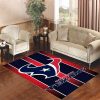Houston Texans Red Blue Stripe Living Room Carpet Rugs Area Rug For Living Room Bedroom Rug Home Decor