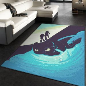 How To Train Your Dragon Movie Area Rug Living Room Rug Home Decor Area Rug For Living Room Bedroom Rug Home Decor