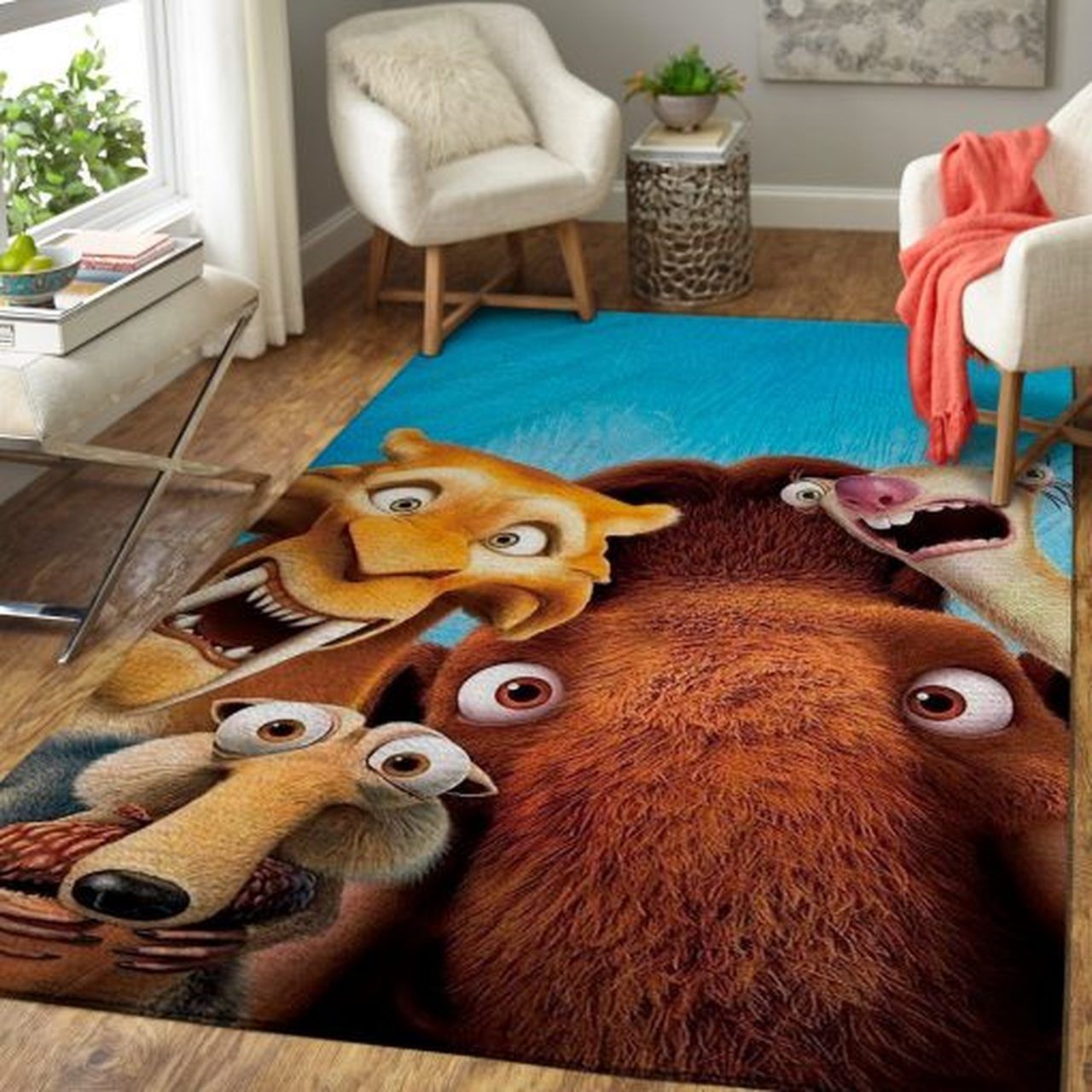 Ice Age Movie Area Rugs Living Room Carpet Floor Decor The Us Decor Ice Age Movie Area Rugs Living Room Carpet Floor Decor The Us Decor