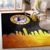 Indiana Pacers Skyline Area Rug Carpet Bedroom Home Us Decor
