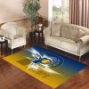 Indy Pacers Logo Texture Living Room Carpet Rugs Area Rug For Living Room Bedroom Rug Home Decor