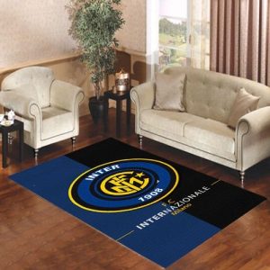 Inter Milan Logo Living Room Carpet Rugs Area Rug For Living Room Bedroom Rug Home Decor