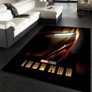 Iron Man Movie Area Rug For Christmas Living Room Rug Us Gift Decor