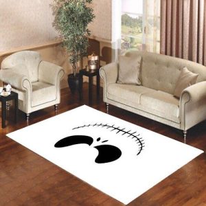 Jack Skellington Face Living Room Carpet Rugs Area Rug For Living Room Bedroom Rug Home Decor