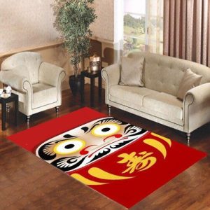 Japan Bodhidharma Daruma Doll Living Room Carpet Rugs Area Rug For Living Room Bedroom Rug Home Decor