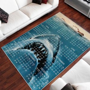 Jaws Area Rug – Home Decor – Bedroom Living Room Decor