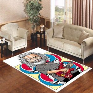 Jerry Garcia Cartoon Living Room Carpet Rugs Area Rug For Living Room Bedroom Rug Home Decor