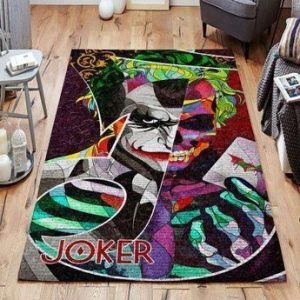 Joker Area Rug Carpet Movie Floor Decor 07116 Area Rug For Living Room Bedroom Rug Home Decor