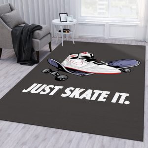 Just Skate It Sneakers Rug Living Room Rug Floor Decor Home Decor Area Rug For Living Room Bedroom Rug Home Decor