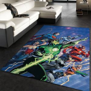 Justice League Superheros Movies Area Rugs Living Room Carpet Fn281142 Christmas Gift Floor Decor The Us Decor