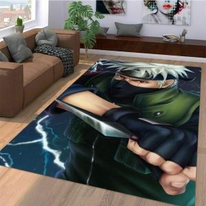 Kakashi 3D Panting Naruto Area Rugs Living Room Carpet Christmas Gift Floor Decor The Us Decor