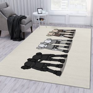 Kaws Along The Way Area Rug Living Room Rug Us Gift Decor Area Rug For Living Room Bedroom Rug Home Decor