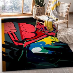 Kaws Area Rug For Christmas Living Room Rug Family Gift Decor Area Rug For Living Room Bedroom Rug Home Decor