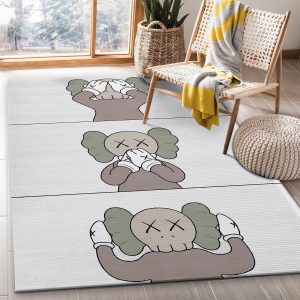Kaws Area Rug Living Room Rug Floor Decor Home Decor Area Rug For Living Room Bedroom Rug Home Decor
