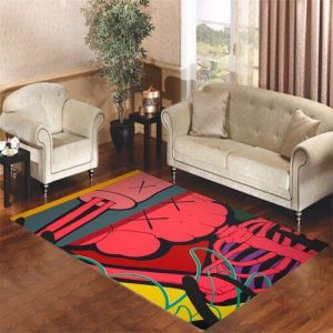 Kaws Cartoon Living Room Carpet Rugs Area Rug For Living Room Bedroom Rug Home Decor