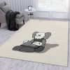 Kaws Illustration Rug Bedroom Rug Family Gift Decor Area Rug For Living Room Bedroom Rug Home Decor