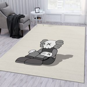 Kaws Illustration Rug Bedroom Rug Family Gift Us Decor