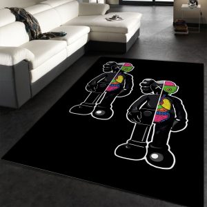 Kaws Rectangle Rug Living Room Rug Floor Decor Home Decor Area Rug For Living Room Bedroom Rug Home Decor