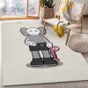 Kaws Share Cream Area Rug Bedroom Rug Christmas Gift Decor Area Rug For Living Room Bedroom Rug Home Decor