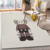 Kaws Standing Brown Rug Bedroom Rug Home Decor Area Rug For Living Room Bedroom Rug Home Decor