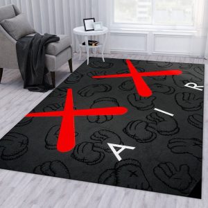 Kaws Ver2 Fashion Brand Area Rug Living Room Rug Floor Decor Home Decor Area Rug For Living Room Bedroom Rug Home Decor