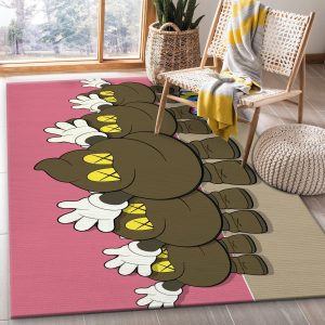 Kaws Ver4 Area Rug Living Room Rug Christmas Gift Decor Area Rug For Living Room Bedroom Rug Home Decor
