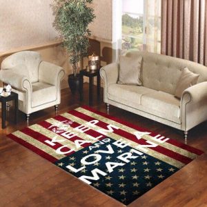 Keep Calm And Love Your Marine Living Room Carpet Rugs Area Rug For Living Room Bedroom Rug Home Decor