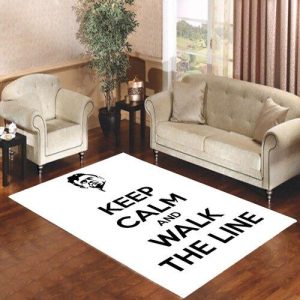 Keep Calm Walk The Line Living Room Carpet Rugs Area Rug For Living Room Bedroom Rug Home Decor