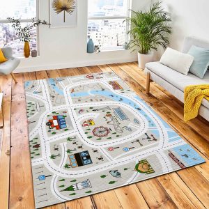 Kids Placemat Childrens Paper Poster Area Carpet Rug Nursery Rug Room Decor